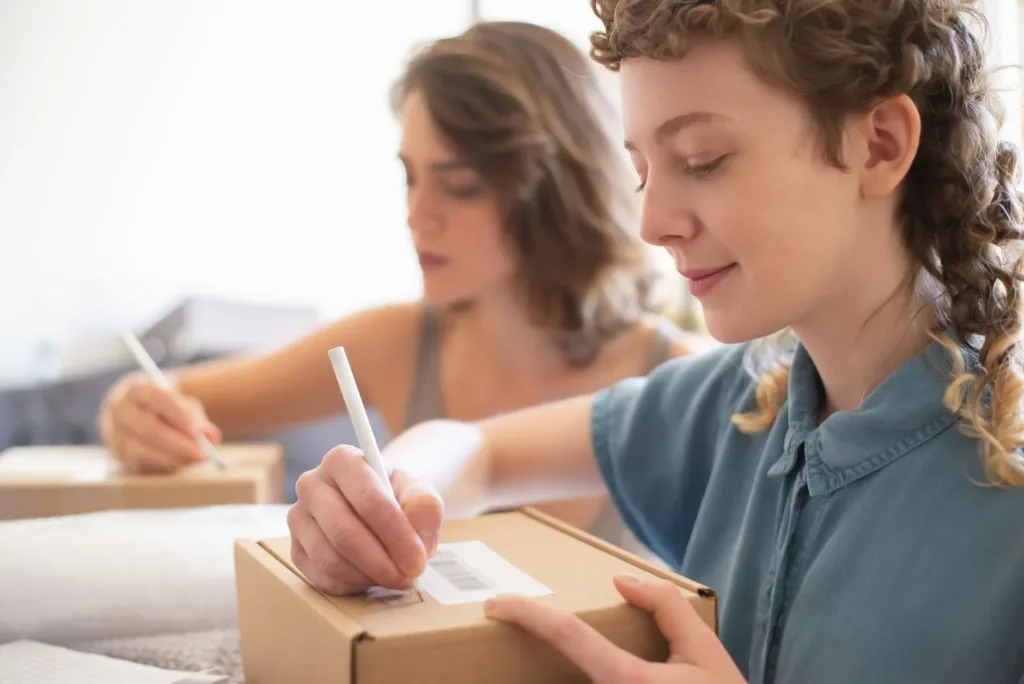 Online seller packing orders before considering a loan