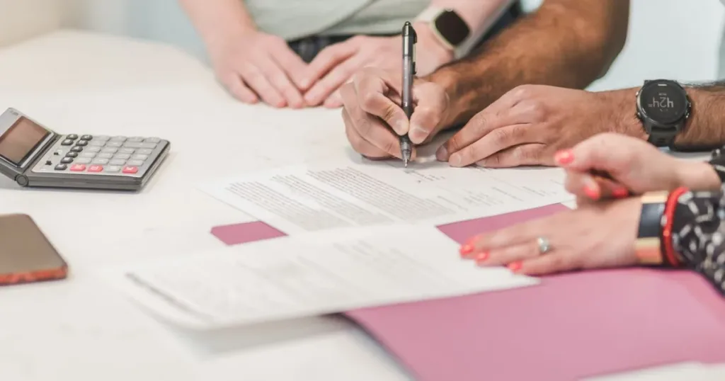 Person signing loan documents